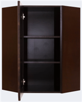 Edinburgh Wall Diagonal Corner Cabinet 24″W × 30″H × 12″D