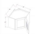 STACKER WALL GLASS DOOR CABINET WDC2412
