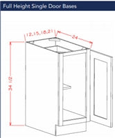 Shaker Blue Ocean Dark Base 09 Cabinet