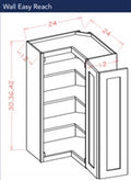 Shaker Grey Wall Easy Reach 2436